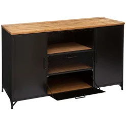 Atmosphera Buffets Et Meubles Bar></noscript>Buffet 2 Portes 2 Tiroirs Cierna D.140X45X85Cm