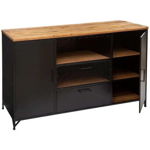 Atmosphera Buffets Et Meubles Bar>Buffet 2 Portes 2 Tiroirs Cierna D.140X45X85Cm
