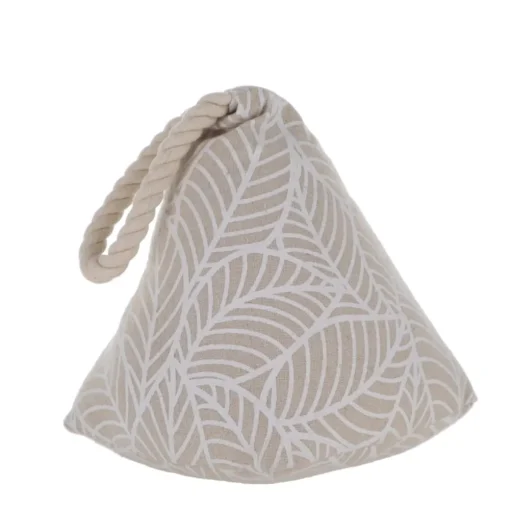 maxibazar Butee De Porte Pyramide Imprimee Jungle Blanc- Boudins De Porte