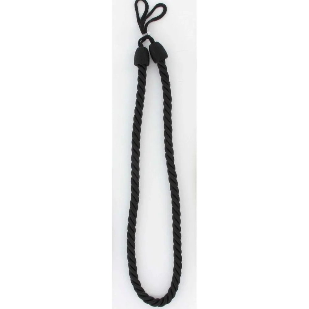 maxibazar Cable Rayonne Pm Noir- Accessoires A Rideaux