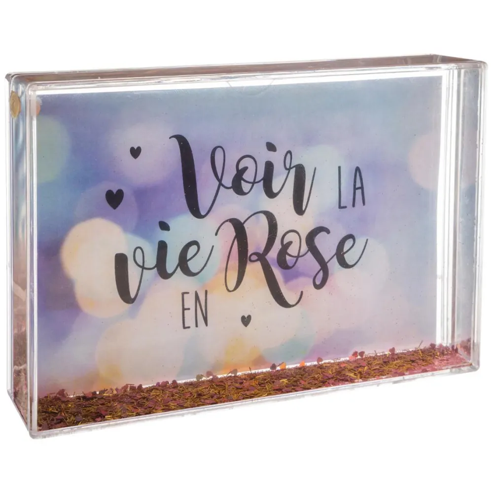 Atmosphera Cadre Glitter A Eau 10X15Cm- Decorations Murales