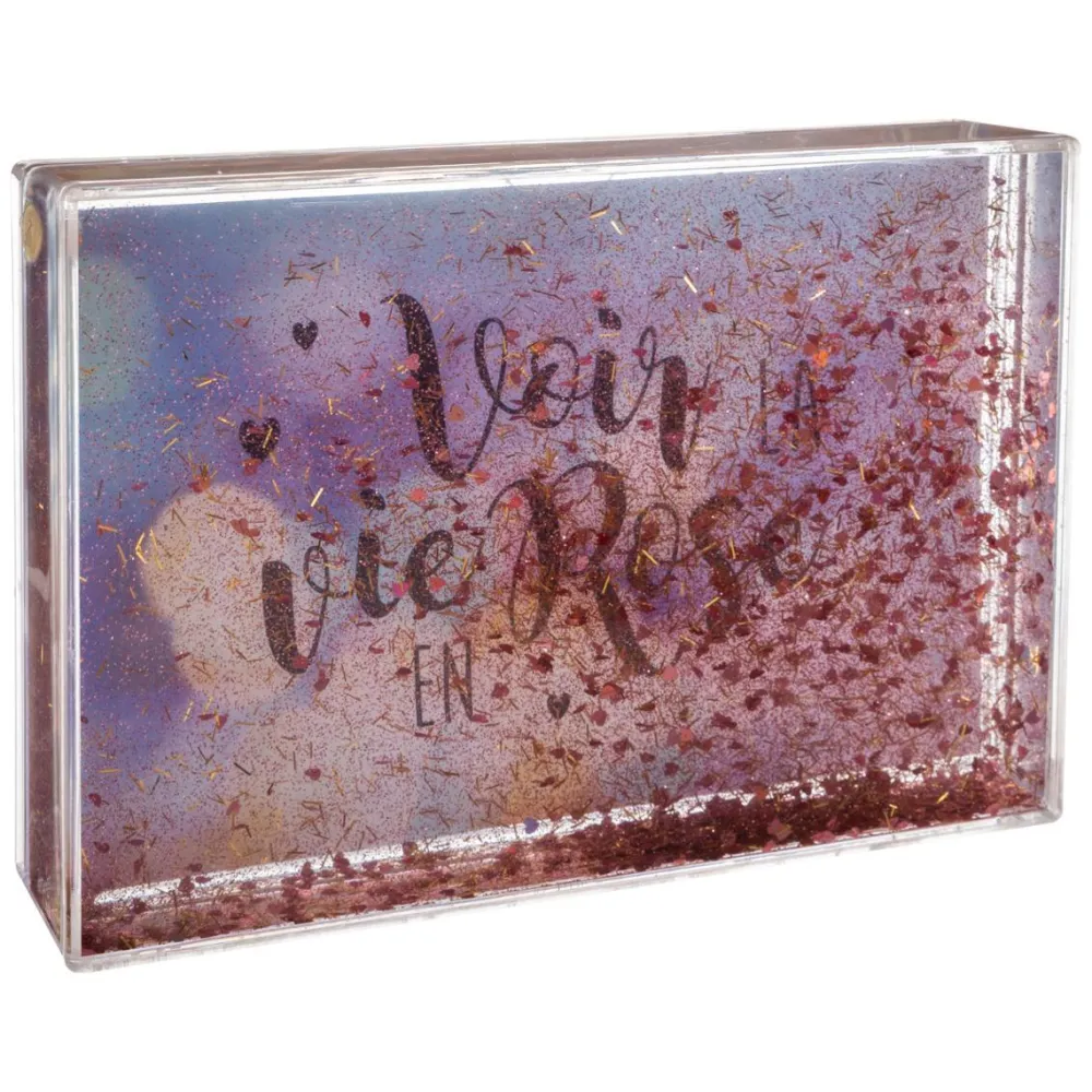 Atmosphera Cadre Glitter A Eau 10X15Cm- Decorations Murales