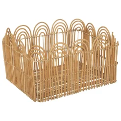 maxibazar Caisse Cagette Lour Naturel D.31X24X19 Cm- Objets De Decoration