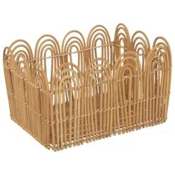 maxibazar Caisse Cagette Lour Naturel D.31X24X19 Cm- Objets De Decoration