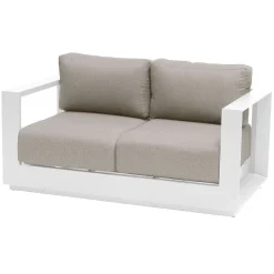* Salons De Jardin></noscript>Canapé Allure Blanc 2 Places