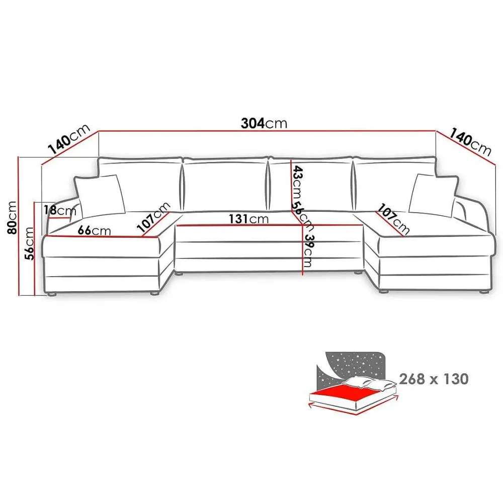 * Canapés D'Angle>Canapé Kris Angle Panoramique Noir Blanc Casse