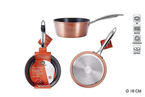Cuisson|* Casserole Alu Forge 16Cm Cuivre
