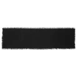 maxibazar Chemin De Table Maha Noir 38X140Cm- Sets De Table Et Chemins De Table