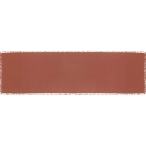 maxibazar Chemin De Table Maha Terracotta 38X140Cm- Sets De Table Et Chemins De Table