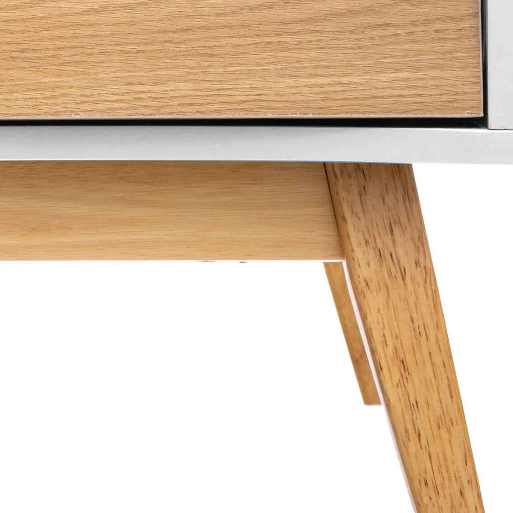 Atmosphera Tables De Chevet>Chevet 1 Tiroir Elva Blanc