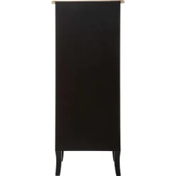 Atmosphera Chiffonniers></noscript>Chiffonnier 5 Tiroirs Noir Chrysa
