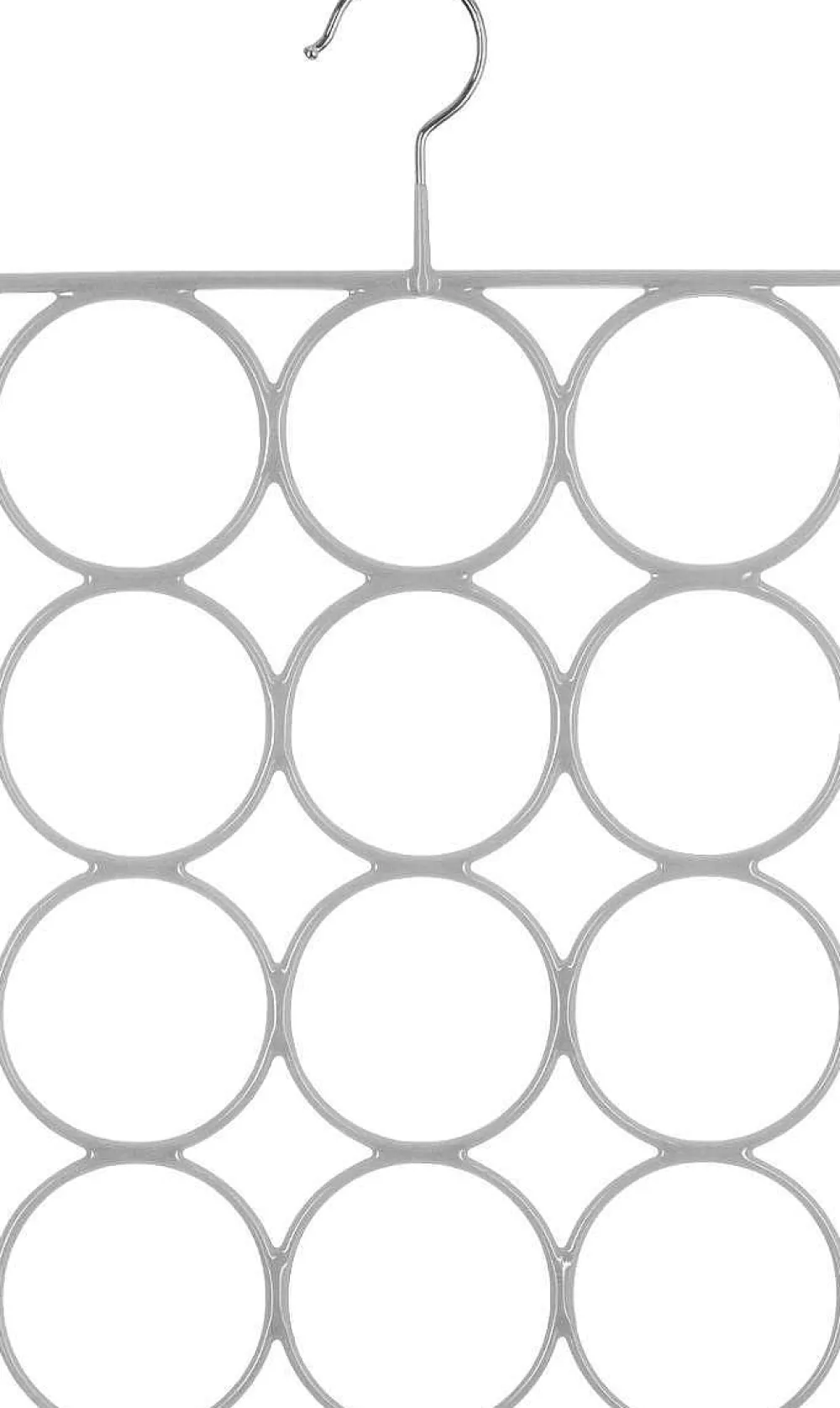 Organisation Du Dressing|Five Cintre Metal Foulards Gris