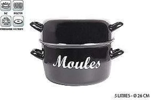 Cuisson|* Cocotte A Moules 5L Noir