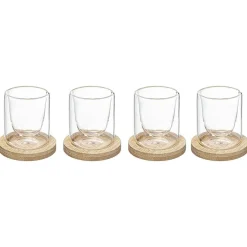 Petit-Déjeuner|* Coffret 4 Tasses Clea Bambou 8Cl