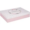 Atmosphera Coffret Empreinte Fleurs D.38X8.4X26.8Cm- Objets De Decoration Pour Enfant