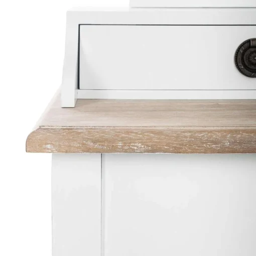 Atmosphera Coiffeuses>Coiffeuse Chrysa 3 Tiroirs Blanc