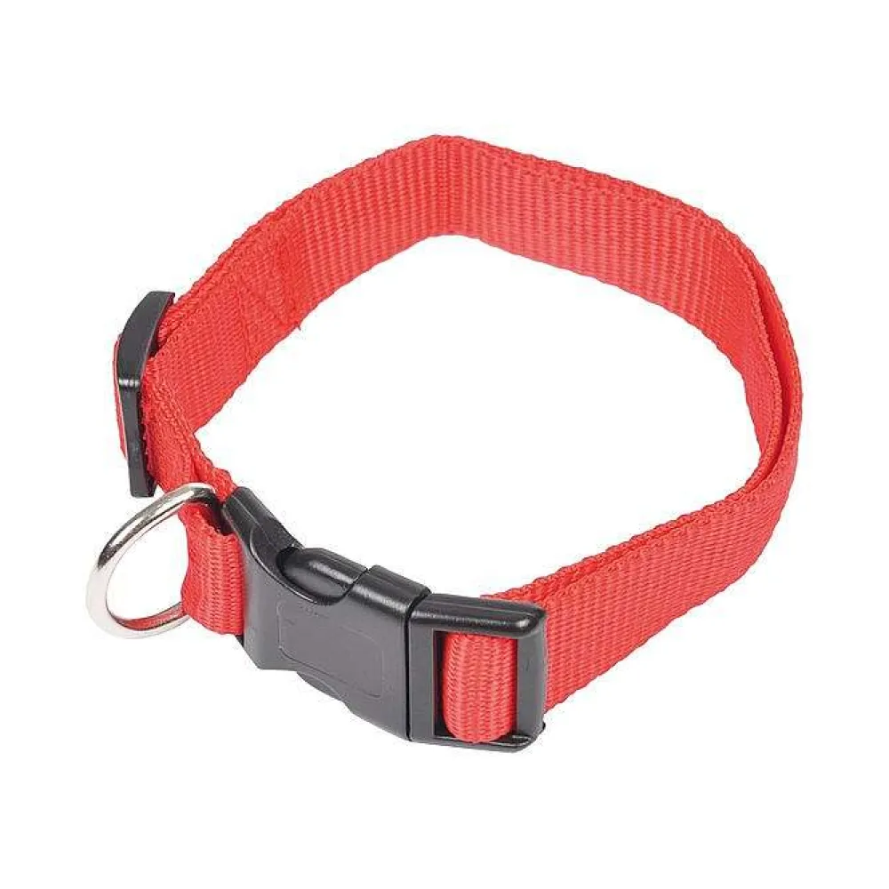 Couchage Et Transport|* Collier Reglable 45 A 65Cm Rouge