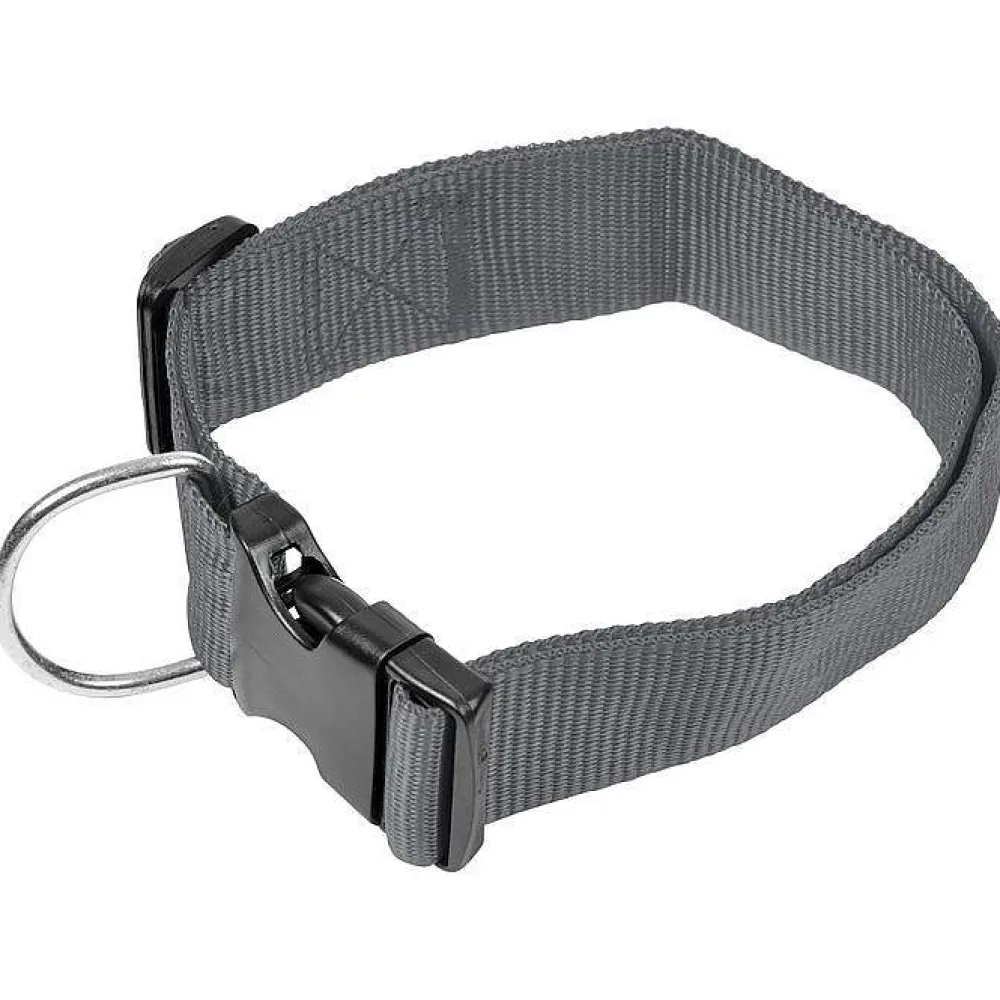 Couchage Et Transport|* Collier Reglable Essentiel Xl 50 A 70Cm Anthracite