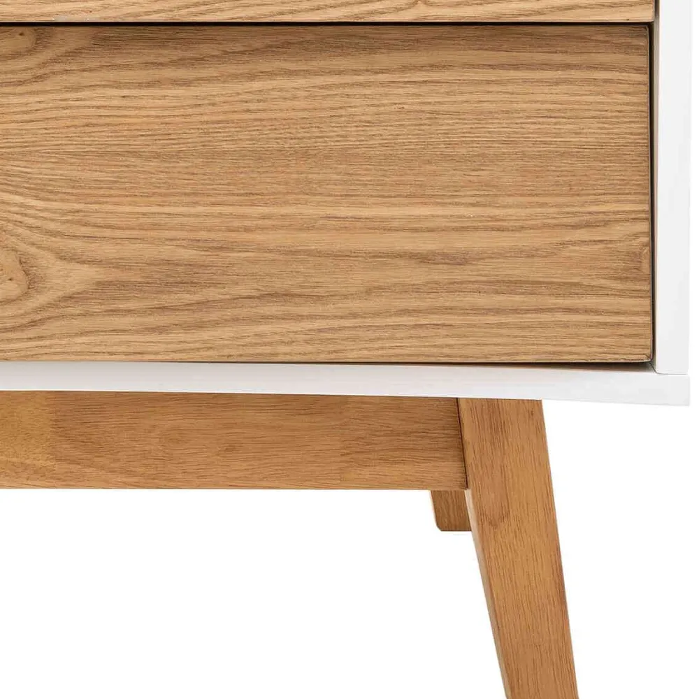 Atmosphera Commodes>Commode 4 Tiroirs Elva Blanc