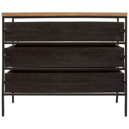 Atmosphera Commodes>Commode 3 Tiroirs Yoho D.90X40X76Cm