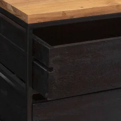 Atmosphera Commodes></noscript>Commode 3 Tiroirs Yoho D.90X40X76Cm