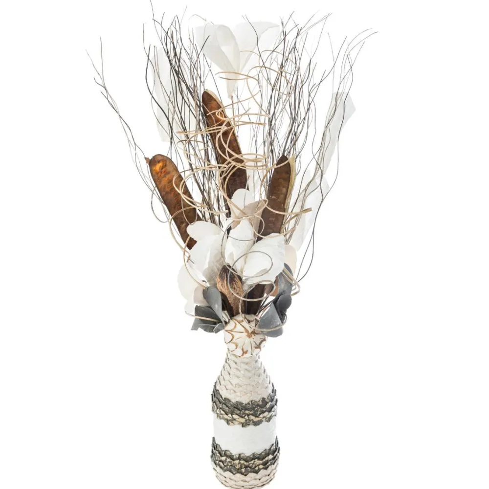 Atmosphera Composition Et Vase Osier H.50Cm- Compositions Florales