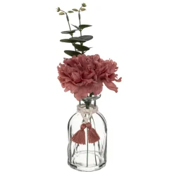 maxibazar Composition Fleur Verre Carmen H.30Cm- Fleurs Et Plantes