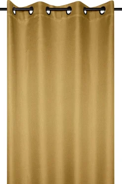 maxibazar Copenhague Rideau Occultant 140X180Cm Moutarde- Rideaux Occultants Et Coussins