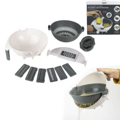 Preparation|* Coupe Legume Avec Passoire Integree 8 En 1