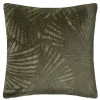 Atmosphera Coussin Flanel 3D Dore Kaki 40X40Cm- Plaids