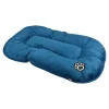 Couchage Et Transport|* Coussin Flocon Reversible 107X62Cm Patchy Emeraude Charbon