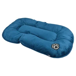 Couchage Et Transport|* Coussin Flocon Reversible 107X62Cm Patchy Emeraude Charbon