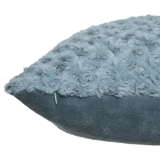 Atmosphera Coussin Fourrure Bouclee Orage 45X45Cm- Plaids
