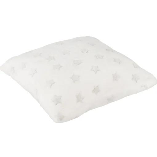 maxibazar Coussin Phosphorescent Etoile Blanc 40X40Cm- Coussins