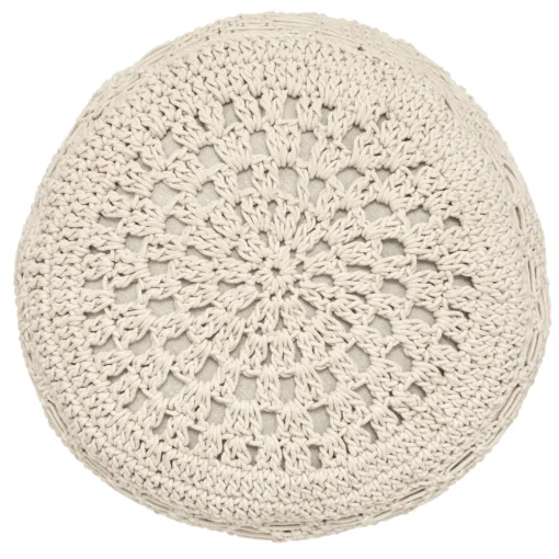 Atmosphera Coussin Sol Macram Palm D.44X18Cm- Matelas Et Coussins De Sol