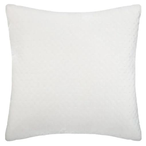 Atmosphera Coussin Velours Dolce Ivoire 40X40Cm- Rideaux Occultants Et Coussins