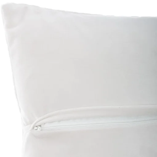 Atmosphera Coussin Velours Dolce Ivoire 40X40Cm- Rideaux Occultants Et Coussins