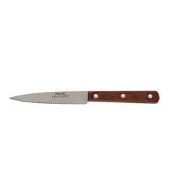 Preparation|* Couteau Office 10Cm Manche Bois 3 Rivets