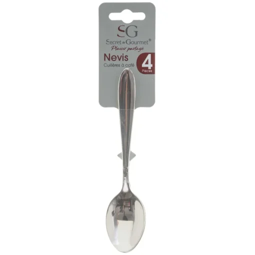 Couverts|Secret de Gourmet Cuillere Cafe Inox X4 Nevis