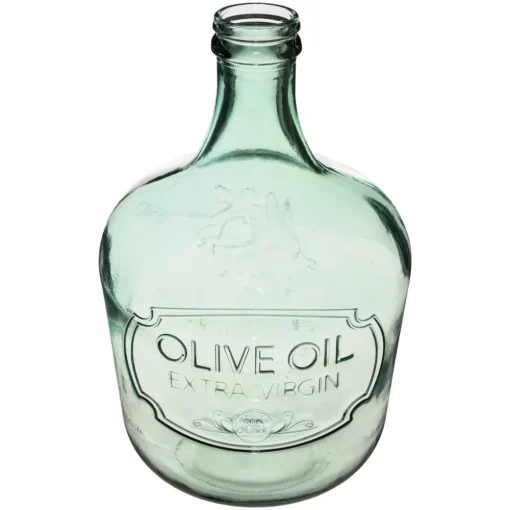 Atmosphera Dame Jeanne Verre Recycle Olive Transparent H.42Cm- Vases A Poser