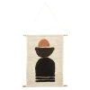 maxibazar Deco Mural Tissu Origines 40X60Cm- Decoration Murale