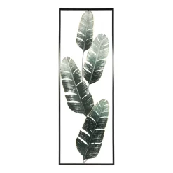 Atmosphera Deco Murale Metal Bananier D.31X89Cm- Plaques Murales