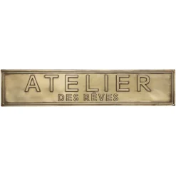 maxibazar Deco Murale Metal Embosse D.99X20Cm- Objets Decoratifs Muraux