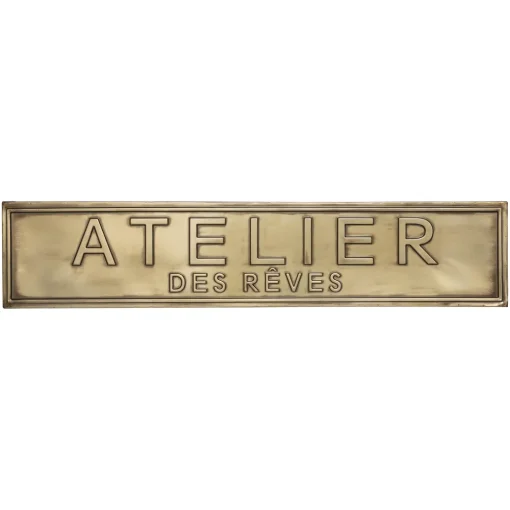 maxibazar Deco Murale Metal Embosse D.99X20Cm- Objets Decoratifs Muraux