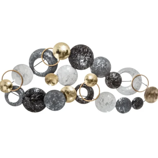 Atmosphera Deco Murale Metal Rond 93X43Cm- Plaques Murales