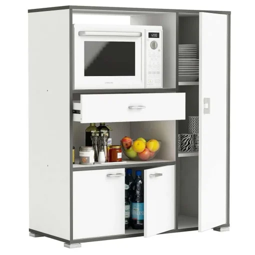 * Meubles De Cuisine>Desserte Micro Onde 3 Portes 1 Tiroir
