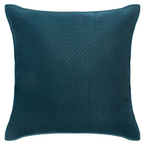 Atmosphera Dessus De Lit Et 2 Taies Dolce Bleu Canard 260X240Cm- Couvre-Lits, Boutis Et Edredons