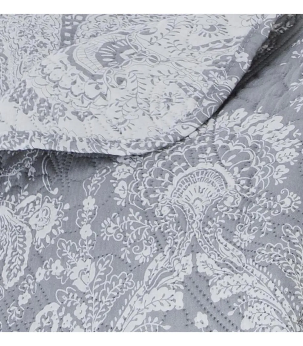 Atmosphera Dessus De Lit Marie Avec 2 Taies Gris Clair 240X260Cm- Couvre-Lits, Boutis Et Edredons