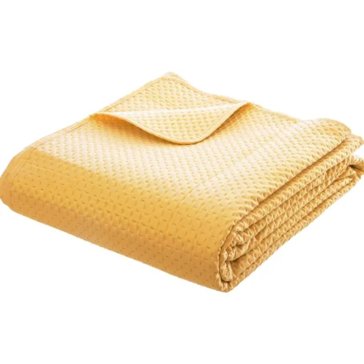Atmosphera Dessus Lit Dolce 240X260Cm 2 Taies Ocre- Couvre-Lits, Boutis Et Edredons