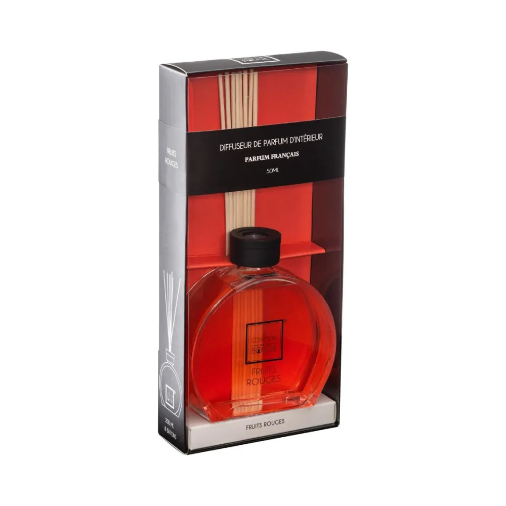 Atmosphera Diffuseur Parfume Fruit Rouge Haly 50Ml Avec 6 Batons- Parfums D'Ambiance